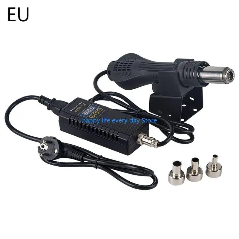 T8UC Portable 8858 Hot Air Rework Station Safety Handheld Desoldering Station Black
T8UC Portable 8858 Hot Air Rework Station Safety Handheld Desoldering Station Black