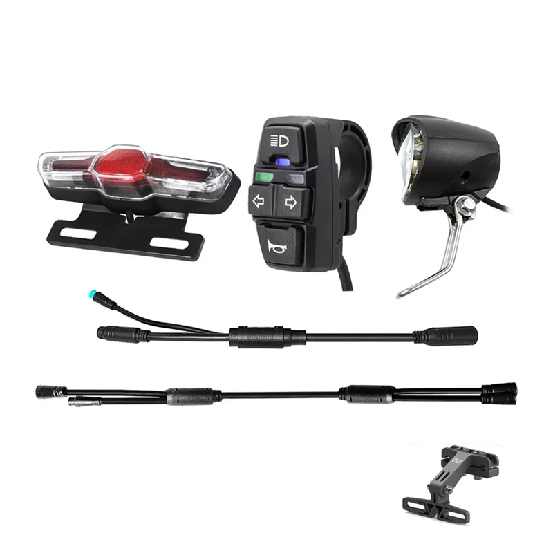 Electric Bike Headlight And Rear Light Set Waterproof DK336 Turn Horn Switch For 8Pin 9Pin Controller Durable Easy To Use
Electric Bike Headlight And Rear Light Set Waterproof DK336 Turn Horn Switch For 8Pin 9Pin Controller Durable Easy To Use
