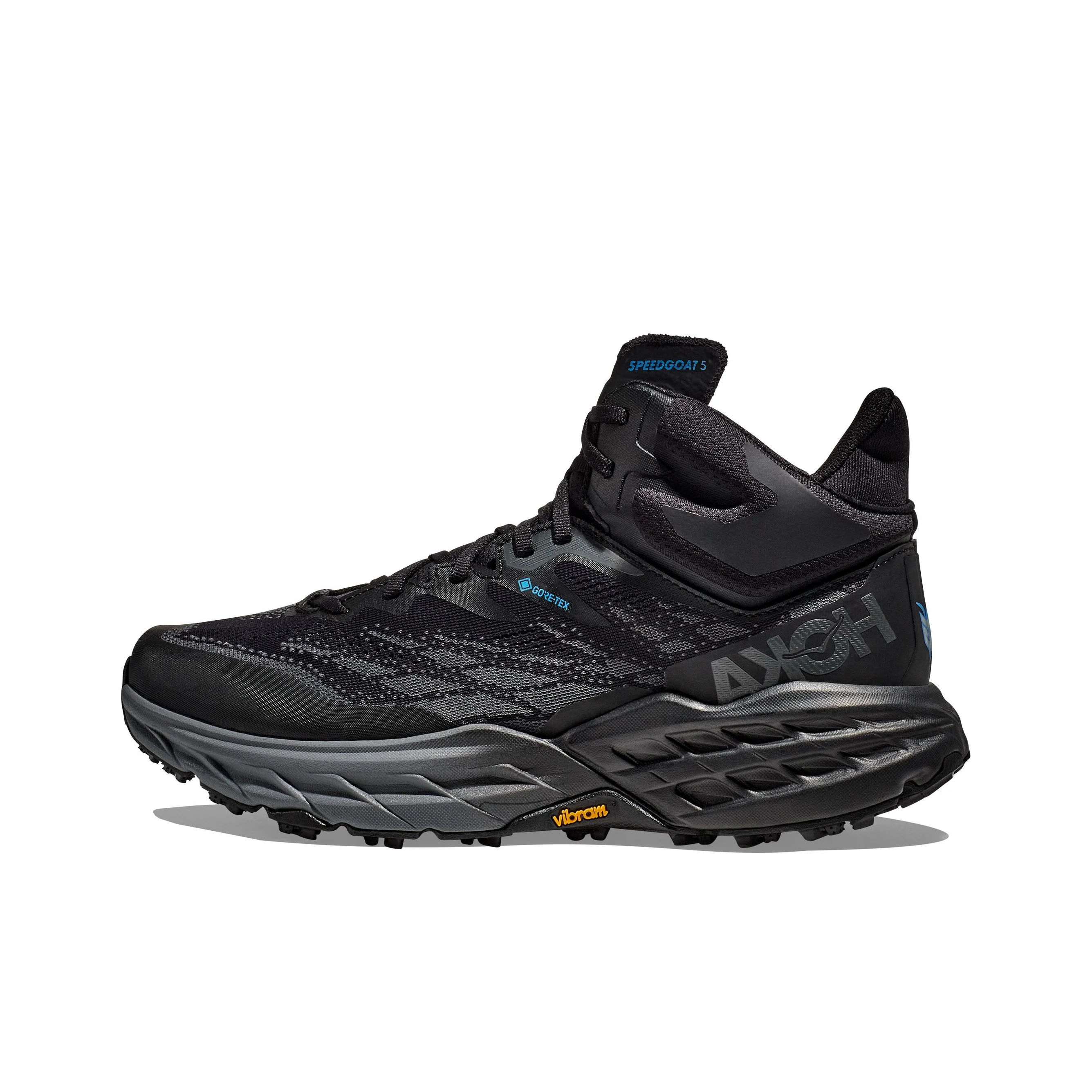 HOKA ONE ONE Speedgoat 5 Mid Gore Tex Triple Black 1127918-BBLC
HOKA ONE ONE Speedgoat 5 Mid Gore Tex Triple Black 1127918-BBLC