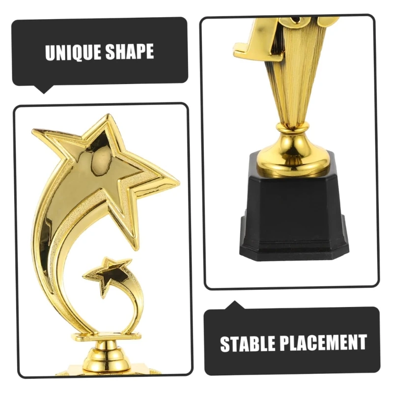 Award Trophies Cups Light Weight Star/Wheat Ear Small Trophies Soccer Medals Prize Cup for Sports Event and Parties
Award Trophies Cups Light Weight Star/Wheat Ear Small Trophies Soccer Medals Prize Cup for Sports Event and Parties