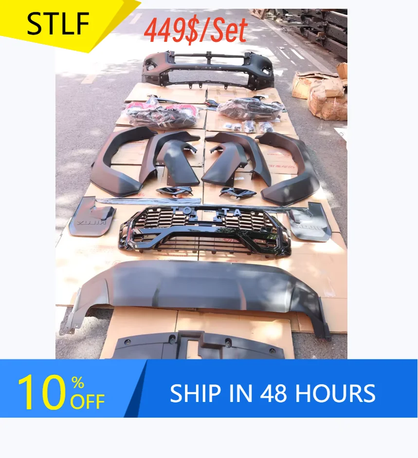 STLF1Set Facelift GR Sport Conversion Body Part Bodykit for Hilux Revo2015-2020Upgrade to GR Sport2023 2024BodyKit Bumper Lights
STLF1Set Facelift GR Sport Conversion Body Part Bodykit for Hilux Revo2015-2020Upgrade to GR Sport2023 2024BodyKit Bumper Lights