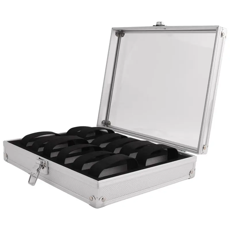 A32HOT-Useful Aluminium Watches Box 12 Grid Slots Jewelry Watches Display Storage Box Square Case Suede Inside Rectangle Watch H
A32HOT-Useful Aluminium Watches Box 12 Grid Slots Jewelry Watches Display Storage Box Square Case Suede Inside Rectangle Watch H