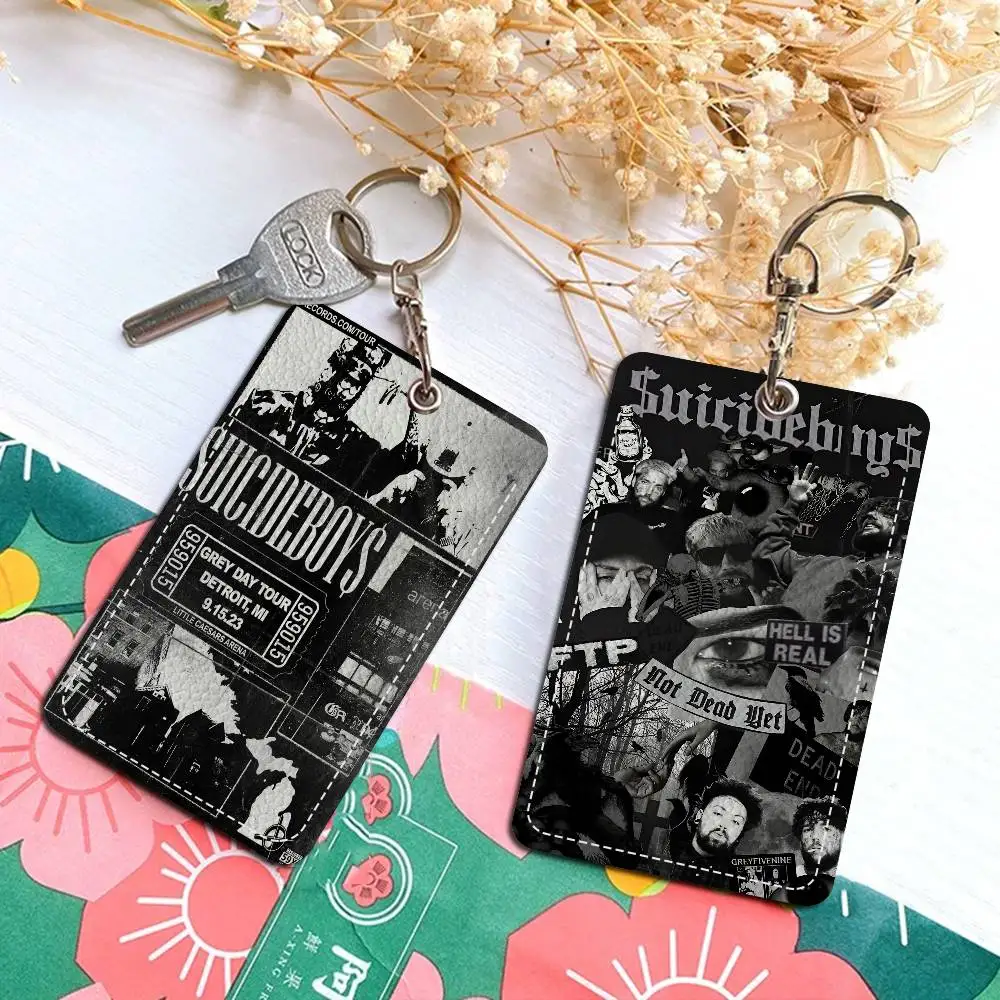 Singer Suicideboy Holder Keychain With Keychain for Access Card Bus Pass & Card Credit ID Bank Card Protective Case
Singer Suicideboy Holder Keychain With Keychain for Access Card Bus Pass & Card Credit ID Bank Card Protective Case