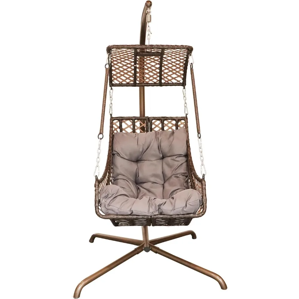 Hanging Egg Swing Chair with Stand, Egg Chair Outdoor Indoor with Stand, Wicker Egg Swing Chair with Cushion 350lbs Capacity for
Hanging Egg Swing Chair with Stand, Egg Chair Outdoor Indoor with Stand, Wicker Egg Swing Chair with Cushion 350lbs Capacity for
