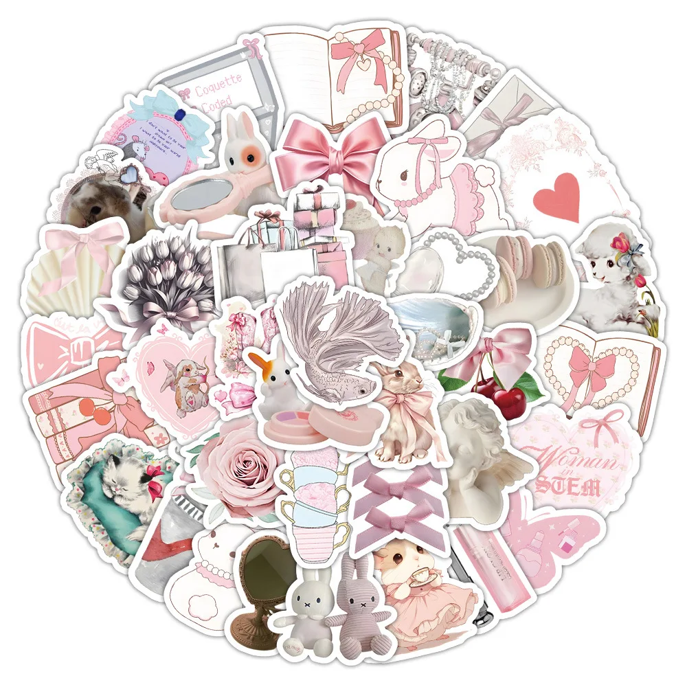 10/60PCS INS Stickers Coquette Pink Graffiti Decoration Girl Gift Cartoon DIY Toys Fridge Laptop Guitar Bike Skateboard Decals
10/60PCS INS Stickers Coquette Pink Graffiti Decoration Girl Gift Cartoon DIY Toys Fridge Laptop Guitar Bike Skateboard Decals