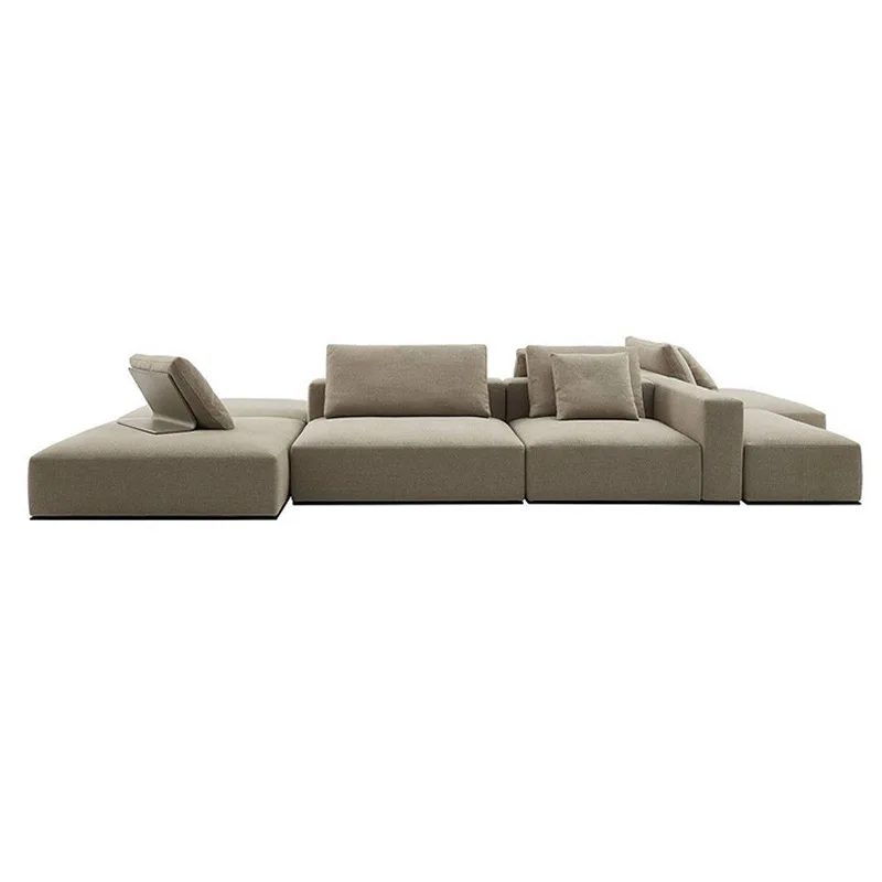 Italian minimalist living room large flat double-sided tofu block fabric sofa designer furniture module combination sofa
Italian minimalist living room large flat double-sided tofu block fabric sofa designer furniture module combination sofa