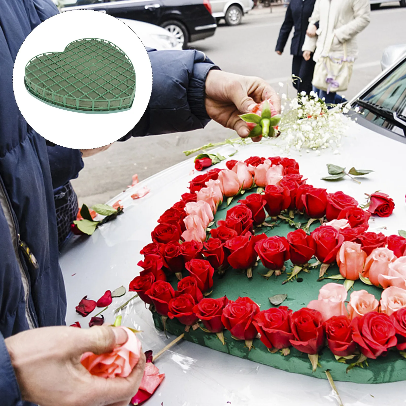 1Pcs Flower Mud Accessories for Wedding Cars DIY Floral Foam Block Suction Cup Design Lightweight Leak Proof Water Absorb Plant
1Pcs Flower Mud Accessories for Wedding Cars DIY Floral Foam Block Suction Cup Design Lightweight Leak Proof Water Absorb Plant