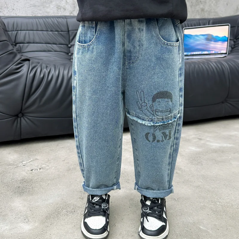 Spring Autumn Children Jeans Boys Denim Pants Casual Solid Color Trousers Toddler Kids Pants 2-10 Years Baby Boy Cotton Jeans
Spring Autumn Children Jeans Boys Denim Pants Casual Solid Color Trousers Toddler Kids Pants 2-10 Years Baby Boy Cotton Jeans
