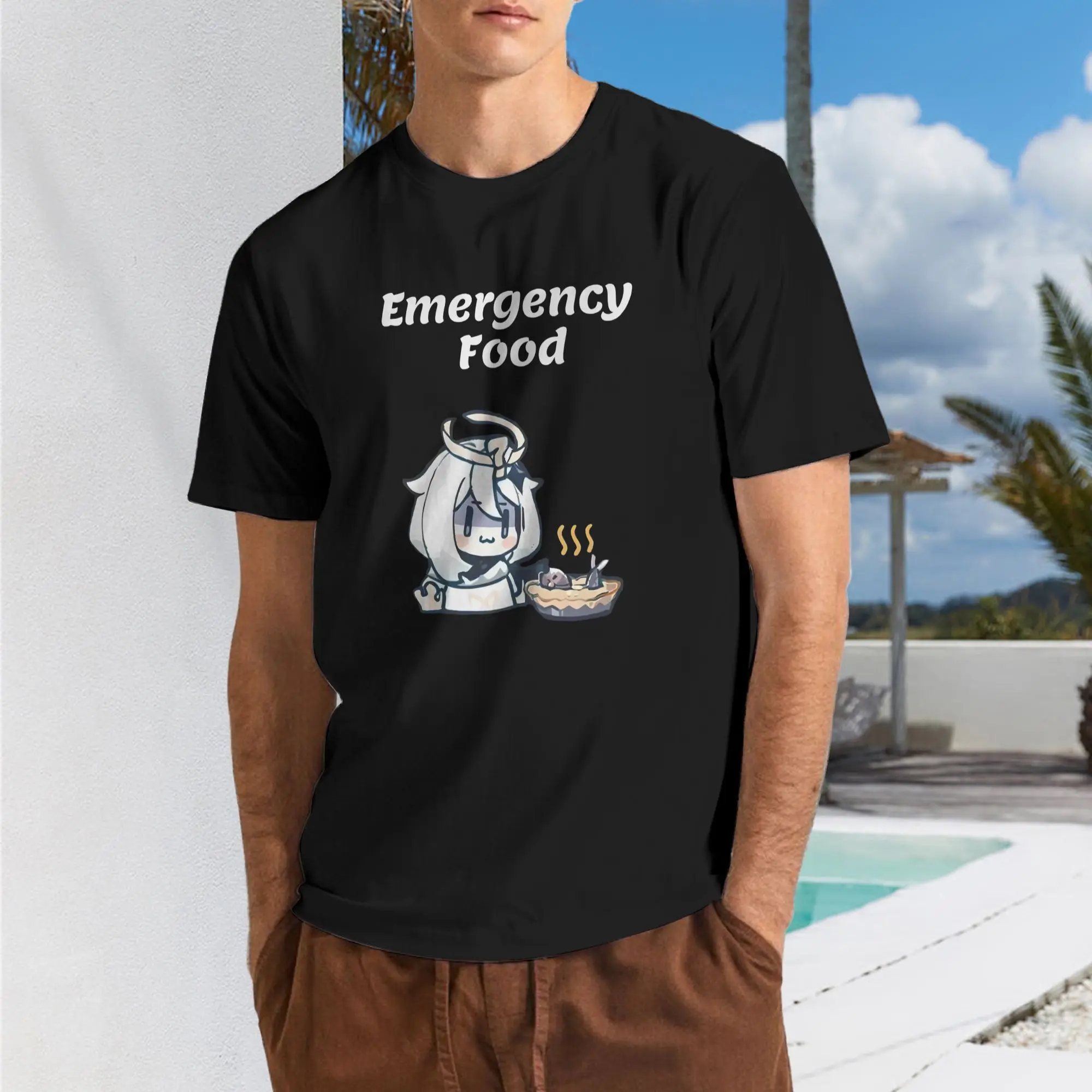 New 2025 yaer Emergency FoodAdorable Character with SteamingDish t shirt men sleeve shirt
New 2025 yaer Emergency FoodAdorable Character with SteamingDish t shirt men sleeve shirt