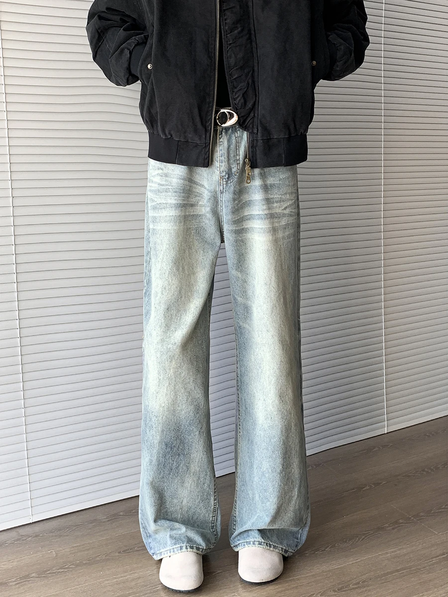 Мужские джинсы Cleanfit American Washed: винтажные широкие брюки прямого кроя в уличном стиле, осенняя модная коллекция, средняя посадка, на молнии
Мужские джинсы Cleanfit American Washed: винтажные широкие брюки прямого кроя в уличном стиле, осенняя модная коллекция, средняя посадка, на молнии