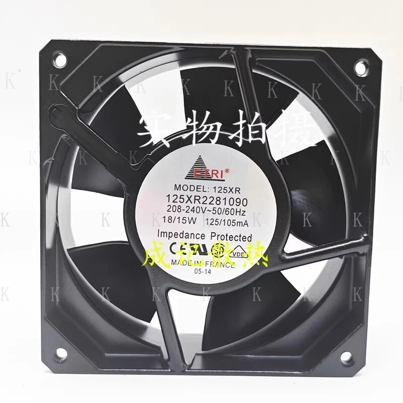 C FOR ETRI 125XR 125XR2281090 12038 208-400V 18/15W 125/105mA 12CM Cooling Fan
C FOR ETRI 125XR 125XR2281090 12038 208-400V 18/15W 125/105mA 12CM Cooling Fan