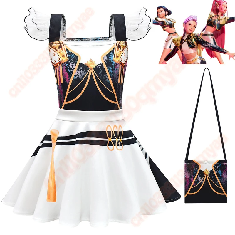 2025 Kpop Demon Hunters Cosplay Costume Korea Idol Fashion Girl Zoey Rumi Mira Uniform Tutu Dress Halloween Party Girls Clothes
2025 Kpop Demon Hunters Cosplay Costume Korea Idol Fashion Girl Zoey Rumi Mira Uniform Tutu Dress Halloween Party Girls Clothes
