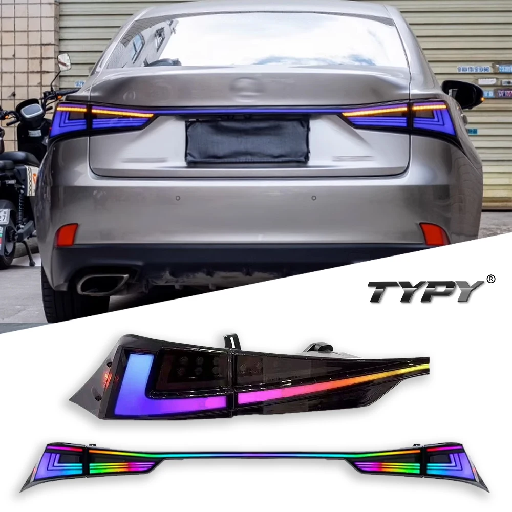 TYPY автомобиль для Lexus lS RGB задний фонарь 2013-2021, обновление, модифицированный для нового DRL, динамический указатель поворота, светодиодный задний фонарь, автоаксессуары
TYPY автомобиль для Lexus lS RGB задний фонарь 2013-2021, обновление, модифицированный для нового DRL, динамический указатель поворота, светодиодный задний фонарь, автоаксессуары