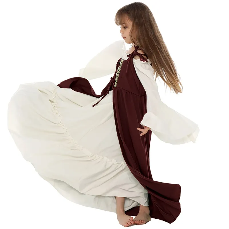 Vintage Halloween Dress Medieval Renaissance Bow Tie Waist Square Collar Women's Ethnic Costume Stage Performance Clothing
Vintage Halloween Dress Medieval Renaissance Bow Tie Waist Square Collar Women's Ethnic Costume Stage Performance Clothing