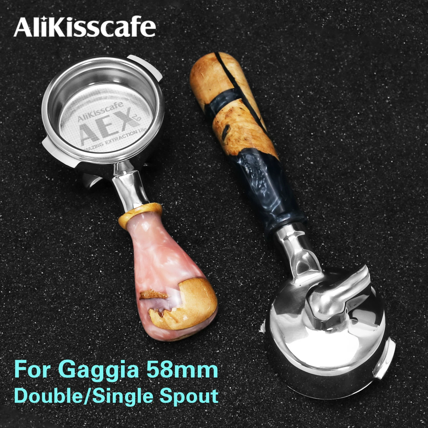 AliKisscafe 58MM Coffee Portafilter For GAGGIA Classic Pro Double Spout Shot Espresso Machine Accessories Maker Barista Tools
AliKisscafe 58MM Coffee Portafilter For GAGGIA Classic Pro Double Spout Shot Espresso Machine Accessories Maker Barista Tools