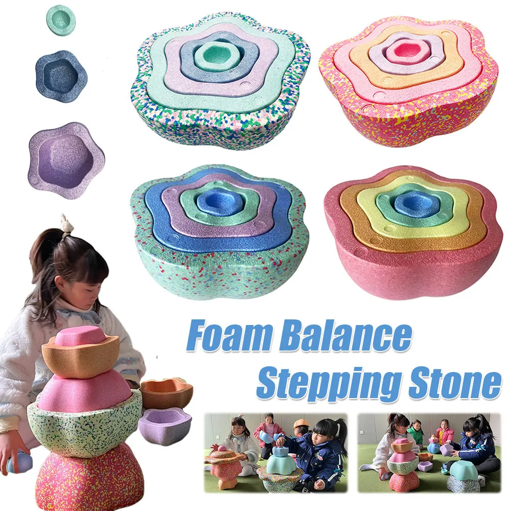 Foam Balance Stepping Stone Non-Slip Toddler Stepping Stones Stackable Balance Training Toys for Promoting Coordination Skills
Foam Balance Stepping Stone Non-Slip Toddler Stepping Stones Stackable Balance Training Toys for Promoting Coordination Skills