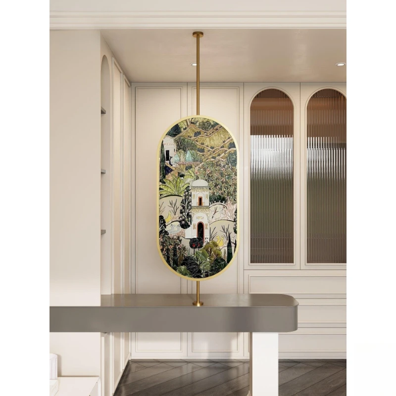 Makeup mirror Dresser mirror Art glass partition Hanging mirror French medieval
Makeup mirror Dresser mirror Art glass partition Hanging mirror French medieval