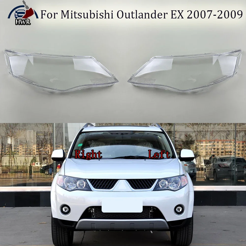 Headlamp Cover Transparent Headlight Lens Plexiglass Replace Original Lampshade For Mitsubishi Outlander EX 2007 2008 2009
Headlamp Cover Transparent Headlight Lens Plexiglass Replace Original Lampshade For Mitsubishi Outlander EX 2007 2008 2009