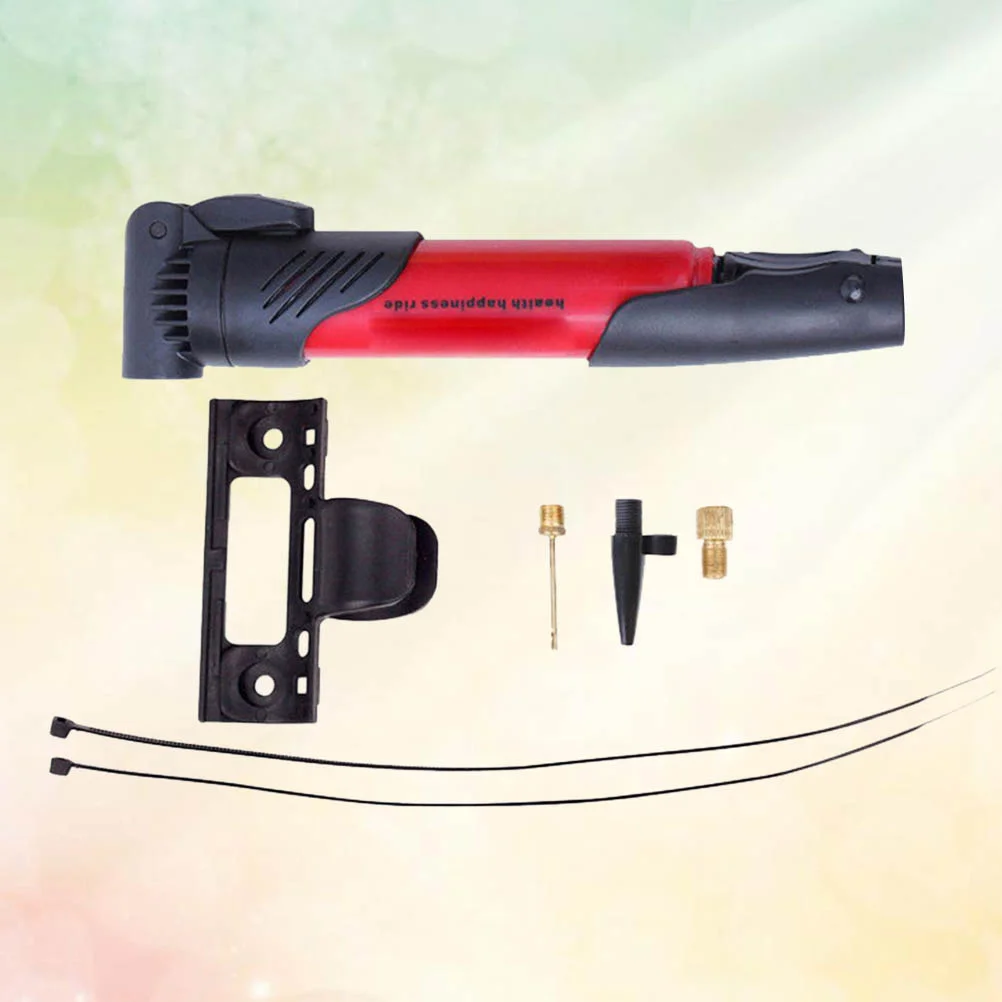 Portable Mini Bike Pump Red High-Pressure Bicycle Inflator for Mountain Biking with Universal Nozzle and Clean Outlet
Portable Mini Bike Pump Red High-Pressure Bicycle Inflator for Mountain Biking with Universal Nozzle and Clean Outlet