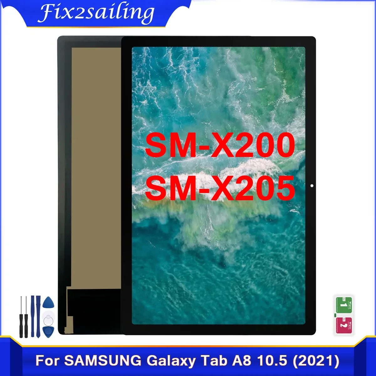 10.5 inch LCD Display For Samsung Galaxy Tab A8 10.5 2021 SM-X200 SM-X205 X205C Lcd Touch Screen Digitizer Sensor Assembly Panel
10.5 inch LCD Display For Samsung Galaxy Tab A8 10.5 2021 SM-X200 SM-X205 X205C Lcd Touch Screen Digitizer Sensor Assembly Panel