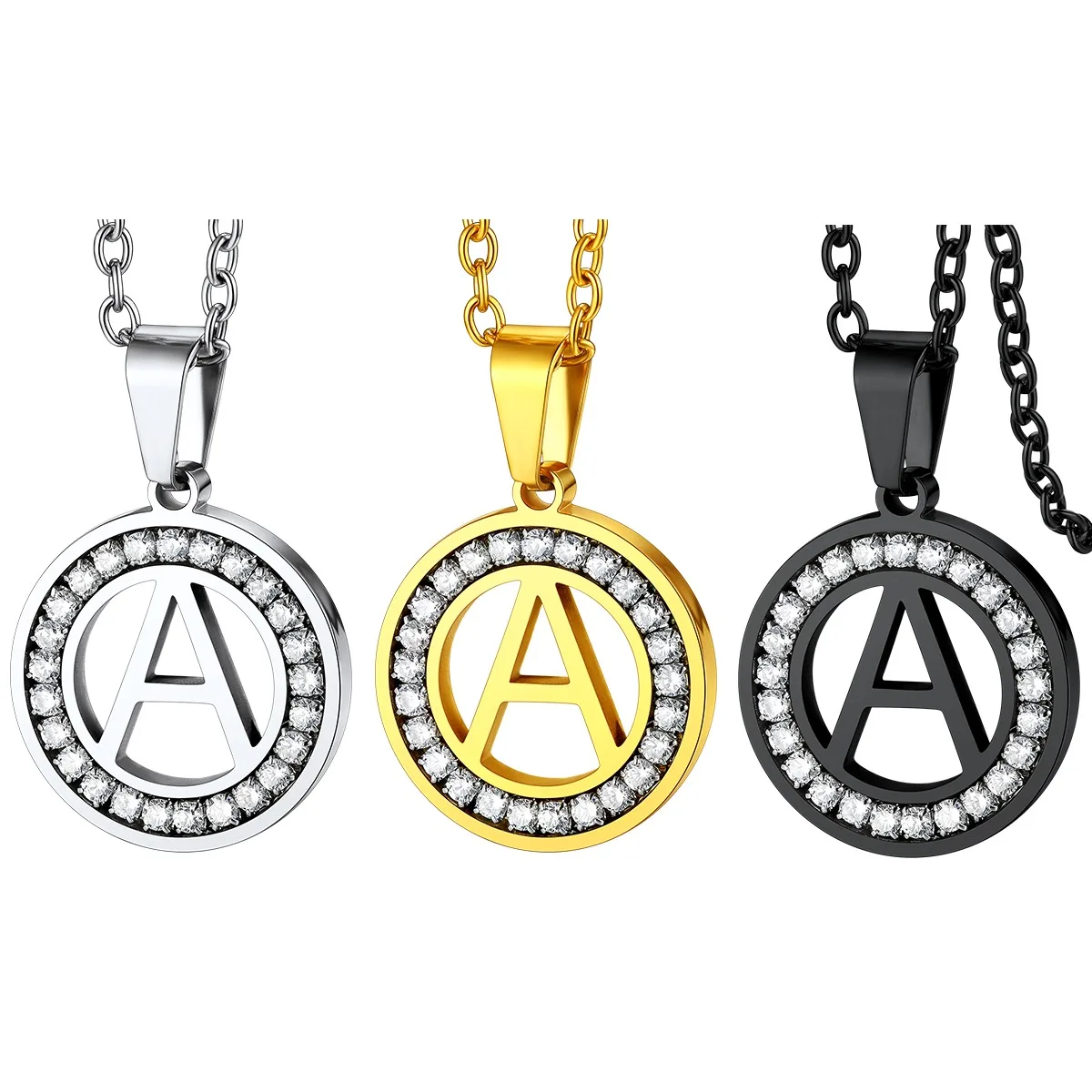 U7 Letters Necklaces for man Women white CZ halo hallow out Initial 26 A-Z Personalized Jewelry gift for BFF lover QC24
U7 Letters Necklaces for man Women white CZ halo hallow out Initial 26 A-Z Personalized Jewelry gift for BFF lover QC24