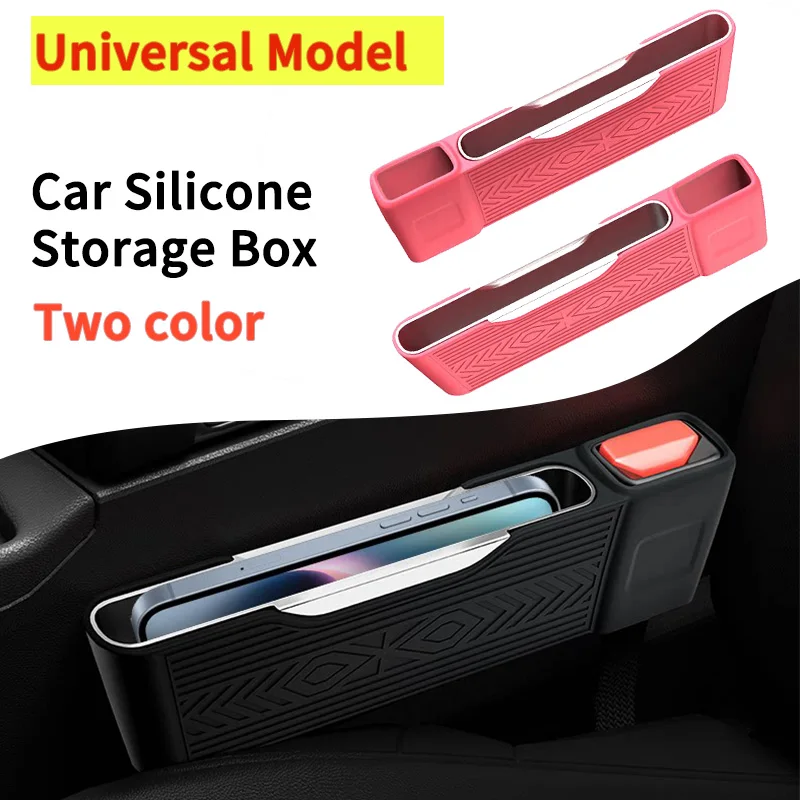 Car Seat Gap Silicone Storage Box, Anti-Slip Dashboard Organizer for Phone, Coins, Keys, Universal Interior Accessory
Car Seat Gap Silicone Storage Box, Anti-Slip Dashboard Organizer for Phone, Coins, Keys, Universal Interior Accessory