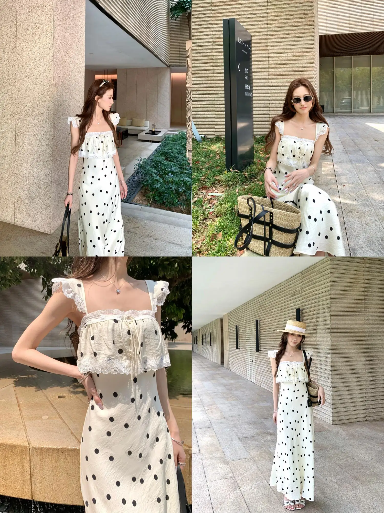 Summer Style Long Dress Women's Sleeveless Lace Patchwork Polka Dot Wrap Dress City Commute Dance Date Beach Wedding Party
Summer Style Long Dress Women's Sleeveless Lace Patchwork Polka Dot Wrap Dress City Commute Dance Date Beach Wedding Party