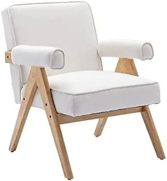 LIFEISLE Stylish Armchair Accent Chair, Single Lounge Chair Wood Sturdy , Leisure Single Chair with Brown Feet, Compact for Din
LIFEISLE Stylish Armchair Accent Chair, Single Lounge Chair Wood Sturdy , Leisure Single Chair with Brown Feet, Compact for Din