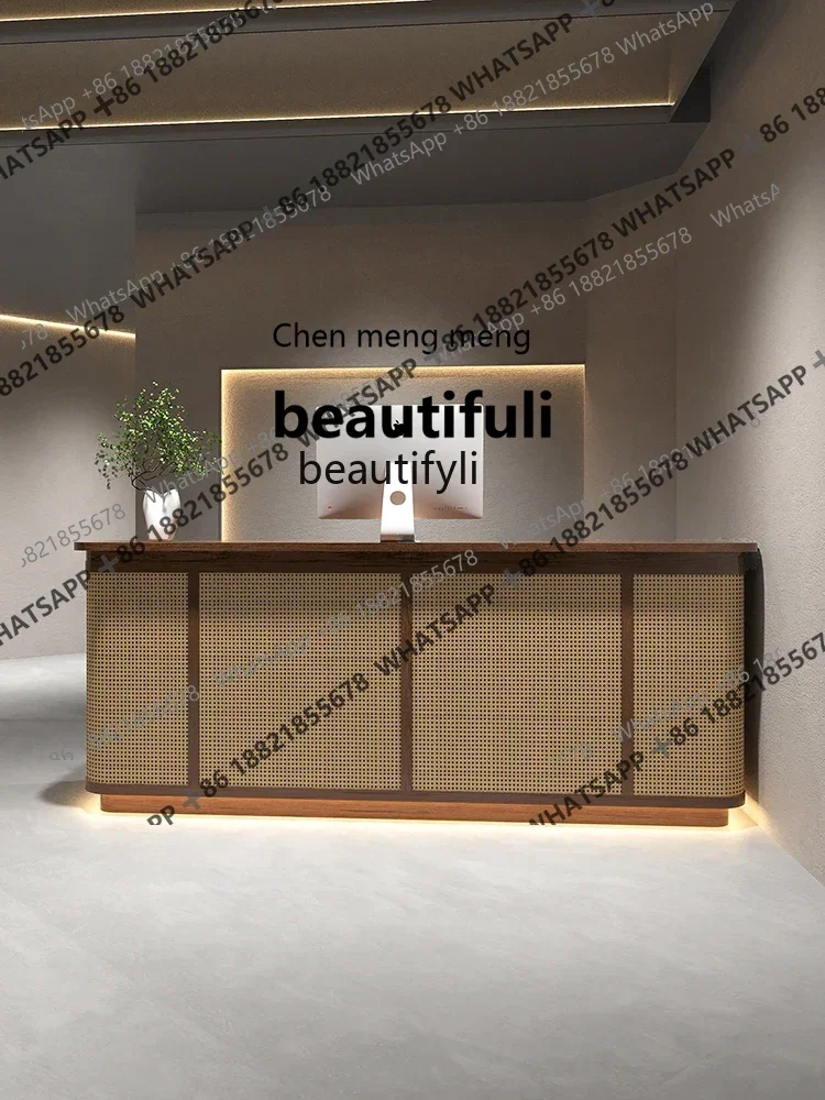 X Q Clothing Store Cashier Bed & Breakfast Tea Restaurant Reception Desk Restaurant Rattan Woven Silent Wind Bar Counter
X Q Clothing Store Cashier Bed & Breakfast Tea Restaurant Reception Desk Restaurant Rattan Woven Silent Wind Bar Counter