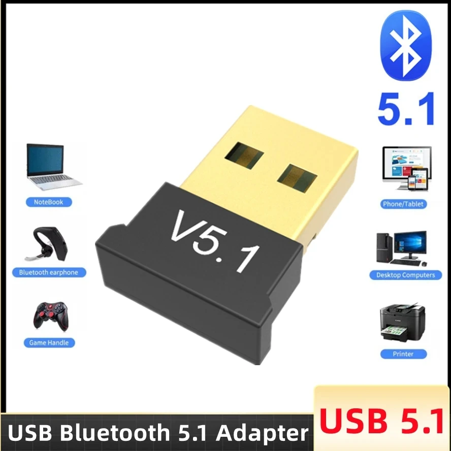 USB Bluetooth 5.1 Adapter Transmitter Receiver Bluetooth Audio Bluetooth Dongle Wireless USB Adapter for Computer PC Laptop
USB Bluetooth 5.1 Adapter Transmitter Receiver Bluetooth Audio Bluetooth Dongle Wireless USB Adapter for Computer PC Laptop
