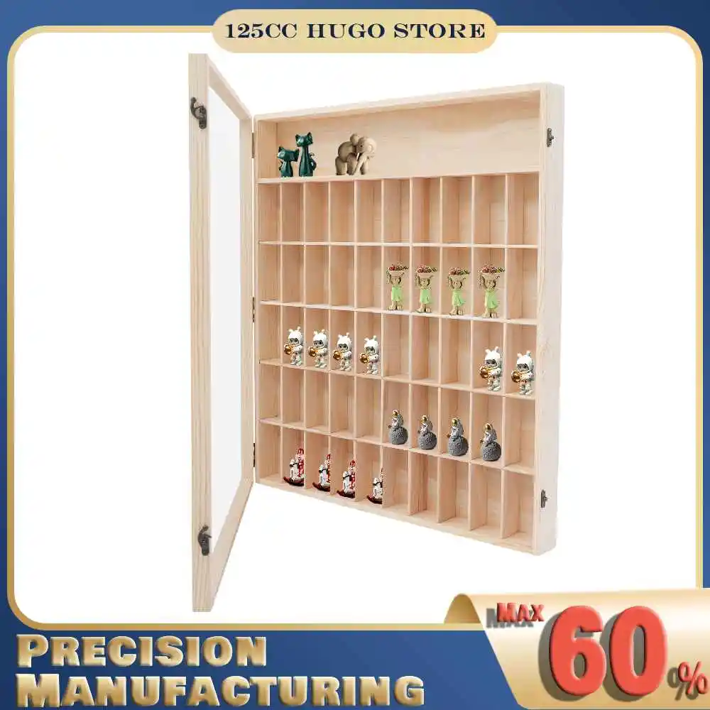 Wooden Display Case 50 Compartments Model Storage Collectible Showcase Hobby Minifigures Figures Display Cabinet
Wooden Display Case 50 Compartments Model Storage Collectible Showcase Hobby Minifigures Figures Display Cabinet