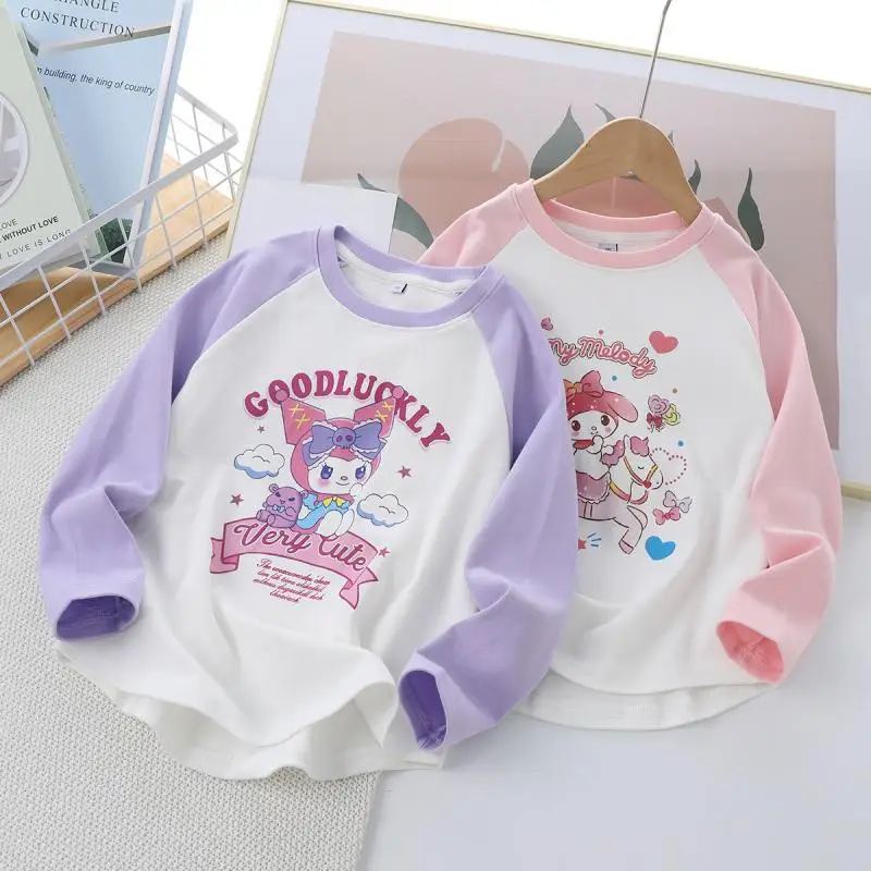 Sweet Shirt Sanrio My Melody Anime Kawaii Children Hooded Clothes Spring Autumn Cute Kuromi Ins Children Base Shirt Kids Gifts
Sweet Shirt Sanrio My Melody Anime Kawaii Children Hooded Clothes Spring Autumn Cute Kuromi Ins Children Base Shirt Kids Gifts