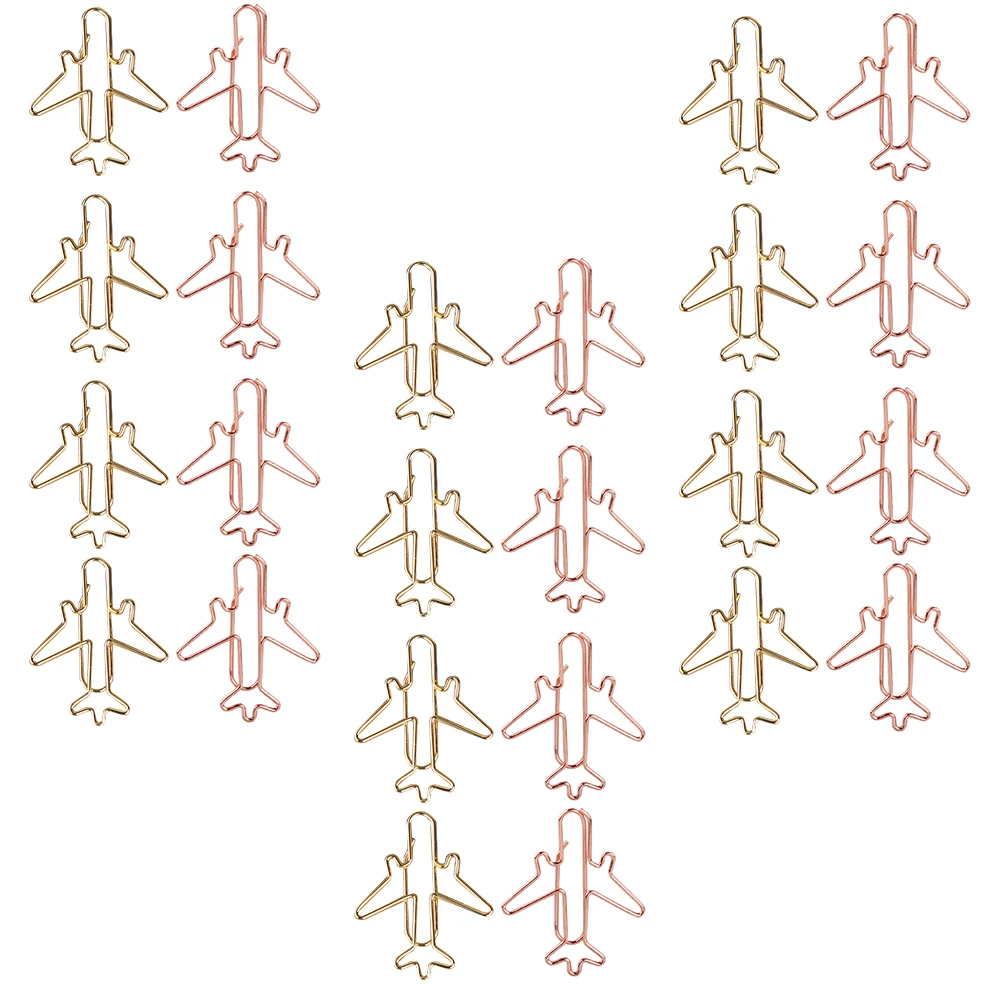 24 Pieces Note Lovely Unique Paper Lovely Airplane Shaped Clips Office Bookmark Clips Supplies Practical
24 Pieces Note Lovely Unique Paper Lovely Airplane Shaped Clips Office Bookmark Clips Supplies Practical