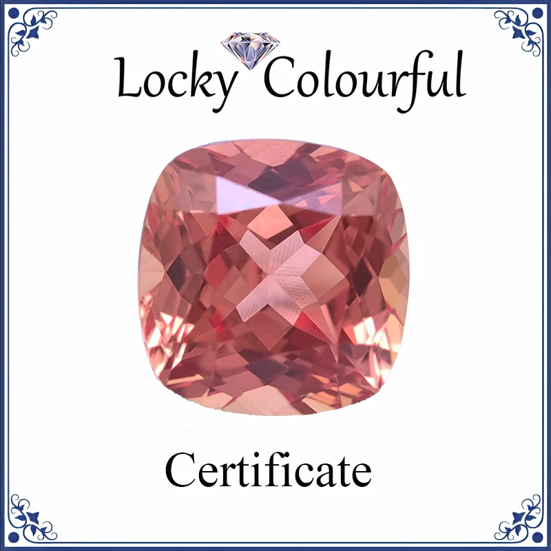 Lab Grown Sapphire Square Cushion Shape Orange Color Top Quality Charm Beads for Diy Jewelry Making Selectable AGL Certificate
Lab Grown Sapphire Square Cushion Shape Orange Color Top Quality Charm Beads for Diy Jewelry Making Selectable AGL Certificate