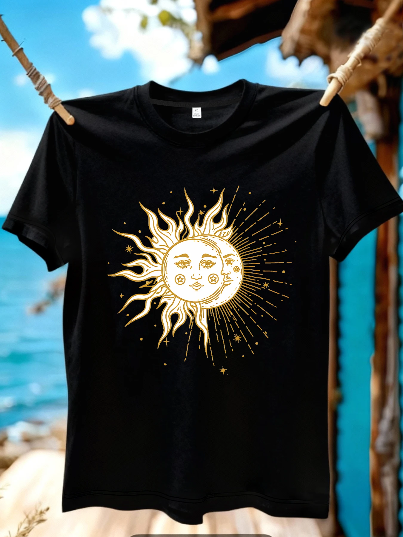 【JYDX174】Sun print plus size women's round neck T-shirt summer casual street fashion women's Joker short sleeve T-shirt
【JYDX174】Sun print plus size women's round neck T-shirt summer casual street fashion women's Joker short sleeve T-shirt