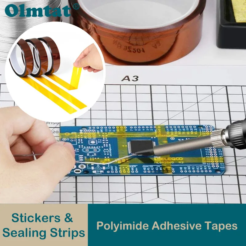 Polyimide Adhesive Insulating Gold Thermal Insulation High Temperature Heat BGA for Board Protection Tapes 3-100mm 1~10 Roll
Polyimide Adhesive Insulating Gold Thermal Insulation High Temperature Heat BGA for Board Protection Tapes 3-100mm 1~10 Roll