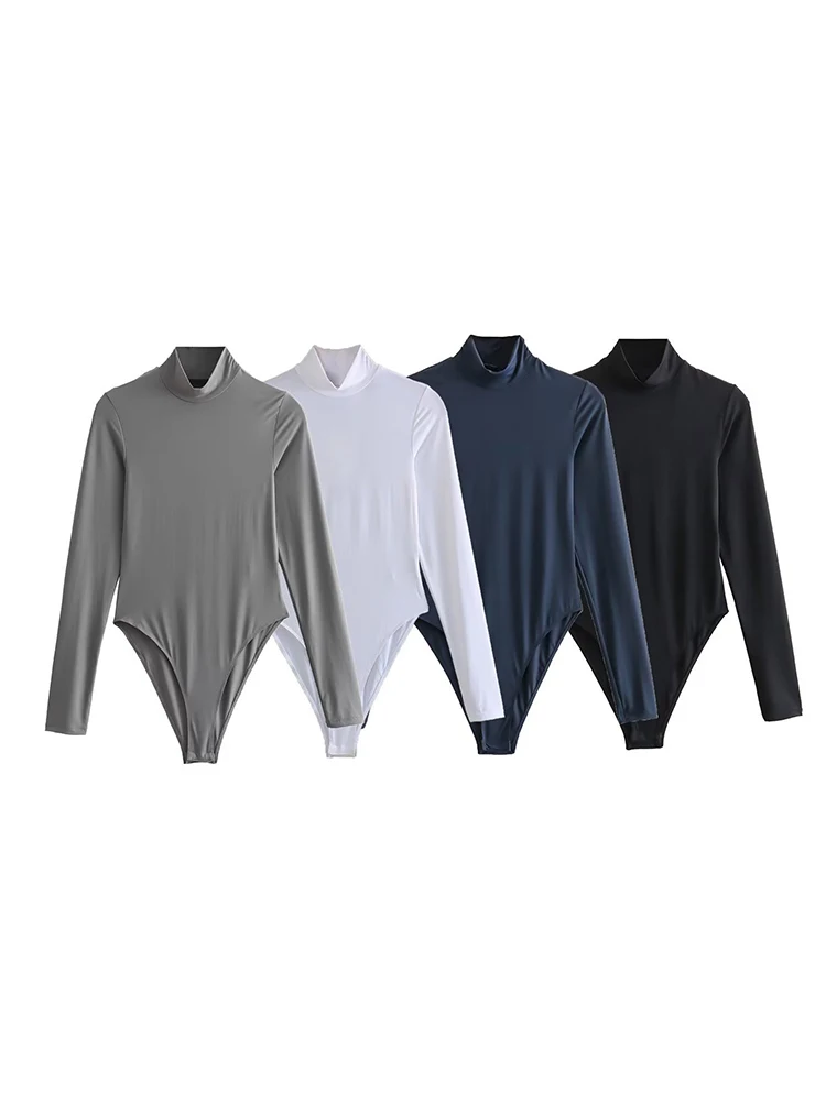 Женская модная Водолазка с длинным рукавом Топ комбинезон женские повседневные Колготки Женское боди 
Женская модная Водолазка с длинным рукавом Топ комбинезон женские повседневные Колготки Женское боди