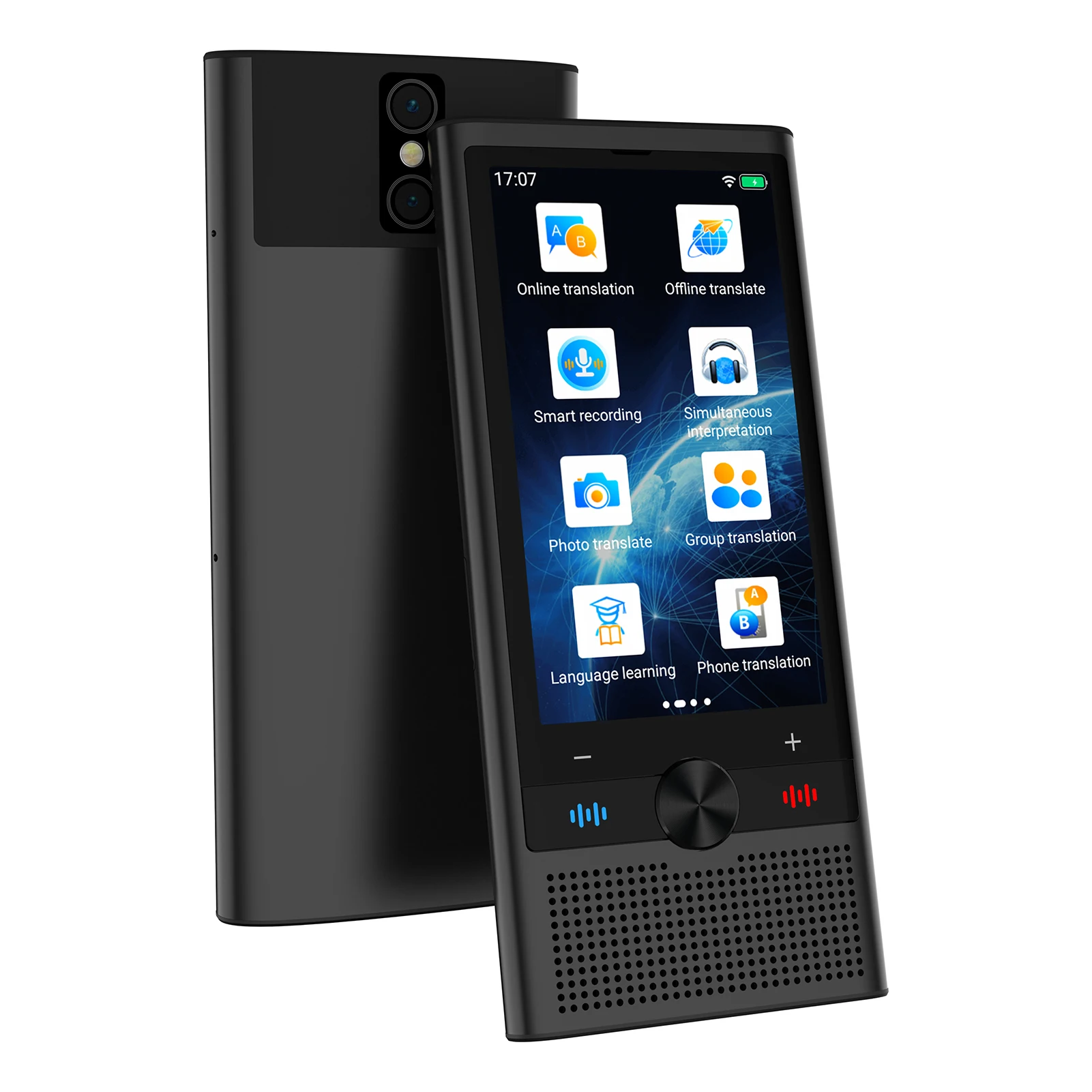 4G AI Portable Language Translator Device with 148 Languages Voice Translating Offline Translation Simultaneous Interpretation
4G AI Portable Language Translator Device with 148 Languages Voice Translating Offline Translation Simultaneous Interpretation