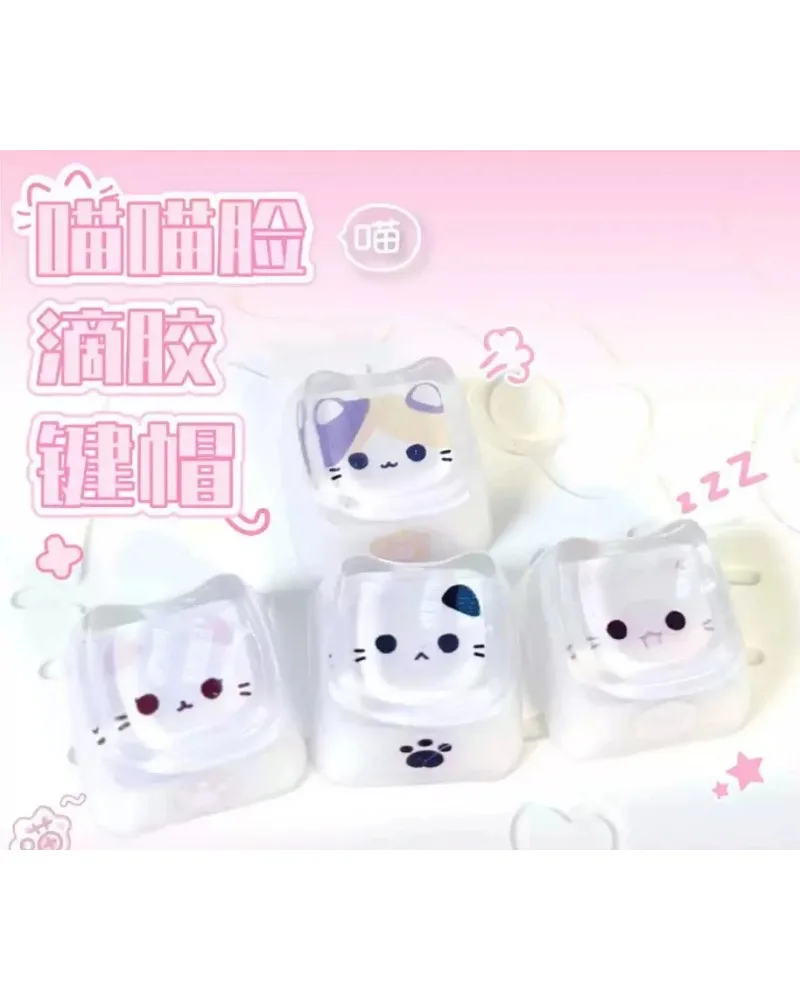 Cute Meow Face Epoxy Resin Keycap Personalized Big Face Design For WASD Keys
Cute Meow Face Epoxy Resin Keycap Personalized Big Face Design For WASD Keys
