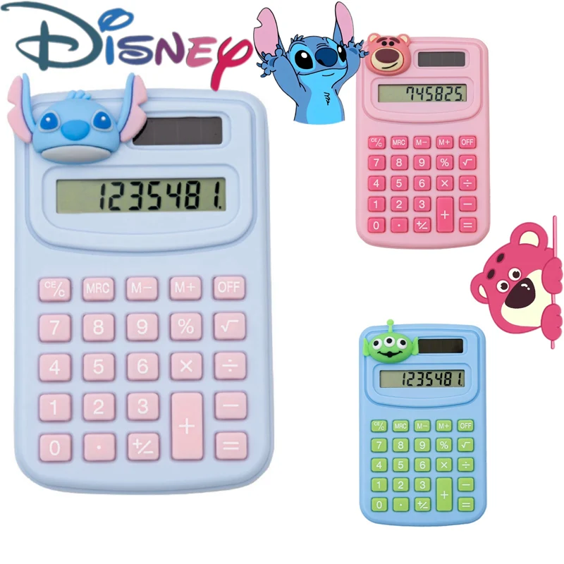New Disney Stitch Calculator Cute Cartoon Alien Lotso Portable Electronic Calculators Calculation Tools for Students Stationery
New Disney Stitch Calculator Cute Cartoon Alien Lotso Portable Electronic Calculators Calculation Tools for Students Stationery