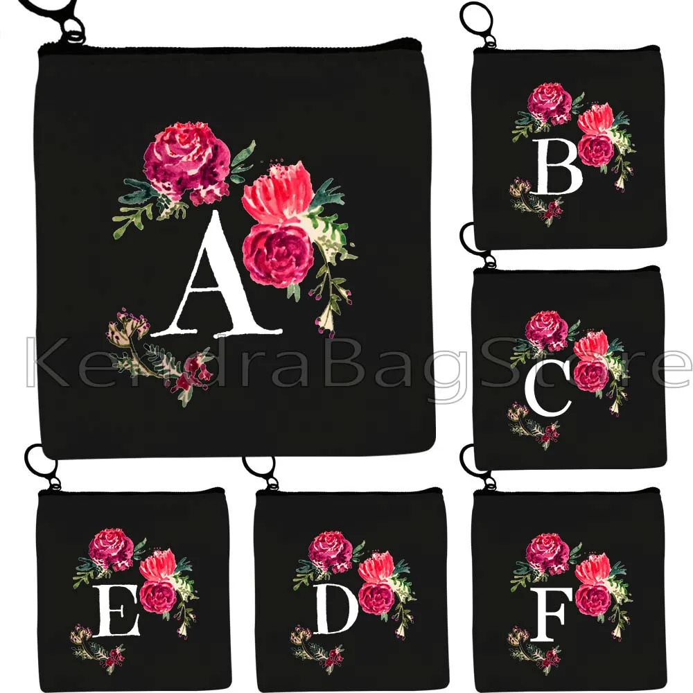 Botanical Floral Monogram Watercolor Red Rose Flowers Initial Letter Gifts Canvas Bag Coin Purse Key Case Small Bag Wallet Pouch
Botanical Floral Monogram Watercolor Red Rose Flowers Initial Letter Gifts Canvas Bag Coin Purse Key Case Small Bag Wallet Pouch