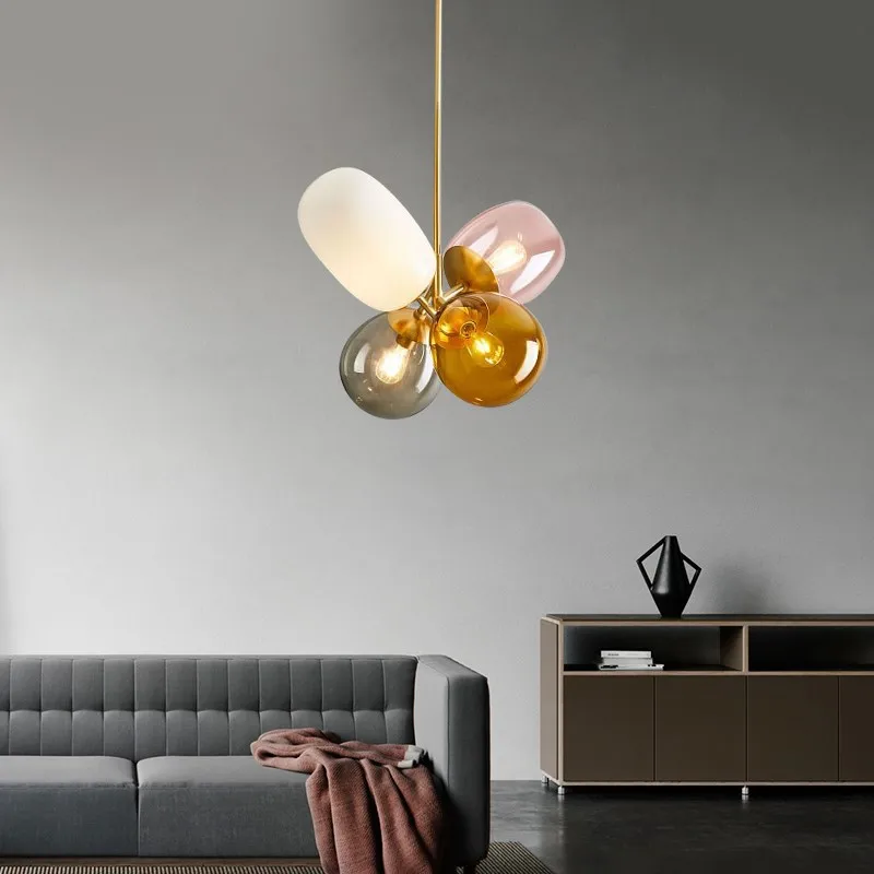 Modern Macaron Glass Pendant Lamp Balloon Colorful Chandelier Indoor LED Light For Parlor Kitchen Children Bedroom Bar Droplight
Modern Macaron Glass Pendant Lamp Balloon Colorful Chandelier Indoor LED Light For Parlor Kitchen Children Bedroom Bar Droplight