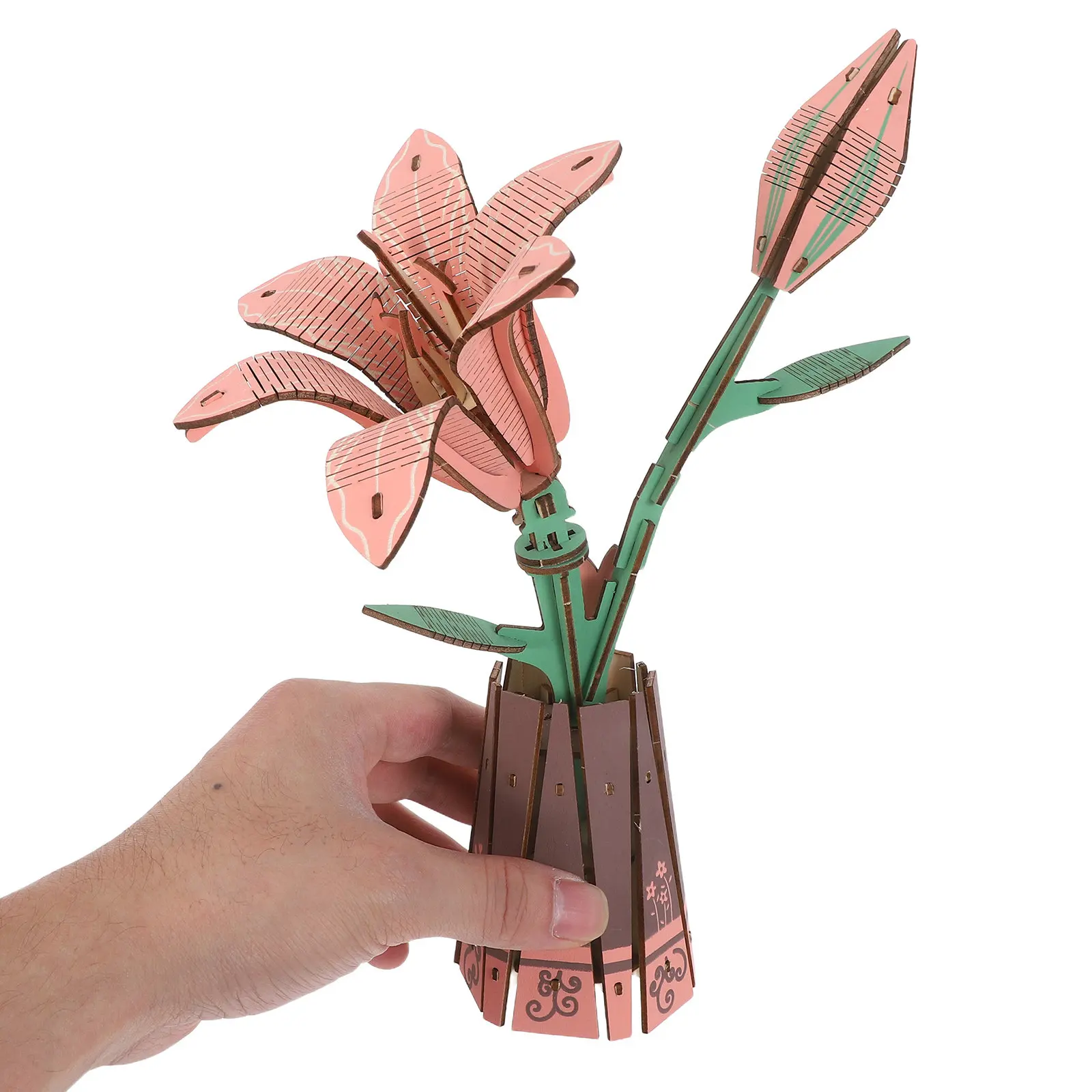 Экологичный деревянный пазл-букет с цветочным дизайном ручной работы для креативных подарков и декора дома, набор деревянных пазлов
Экологичный деревянный пазл-букет с цветочным дизайном ручной работы для креативных подарков и декора дома, набор деревянных пазлов