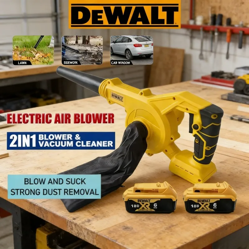 Беспроводной многофункциональный пылесос-воздуходувка DeWalt Collector Leaf Duster для сбора листьев и уборки пыли
Беспроводной многофункциональный пылесос-воздуходувка DeWalt Collector Leaf Duster для сбора листьев и уборки пыли