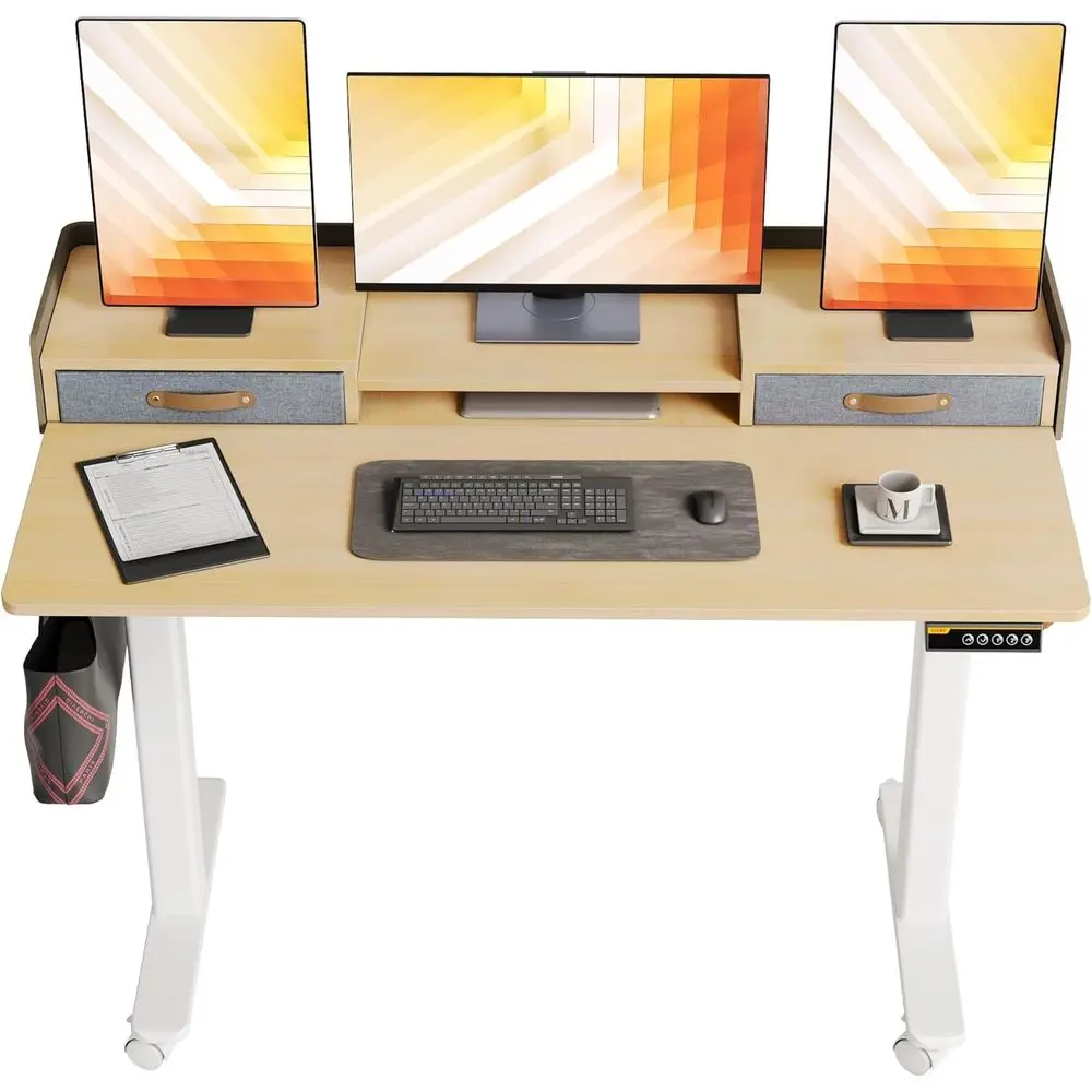 Электрический регулируемый по высоте стол для работы стоя и сидя, 55, под натуральное дерево
Электрический регулируемый по высоте стол для работы стоя и сидя, 55, под натуральное дерево