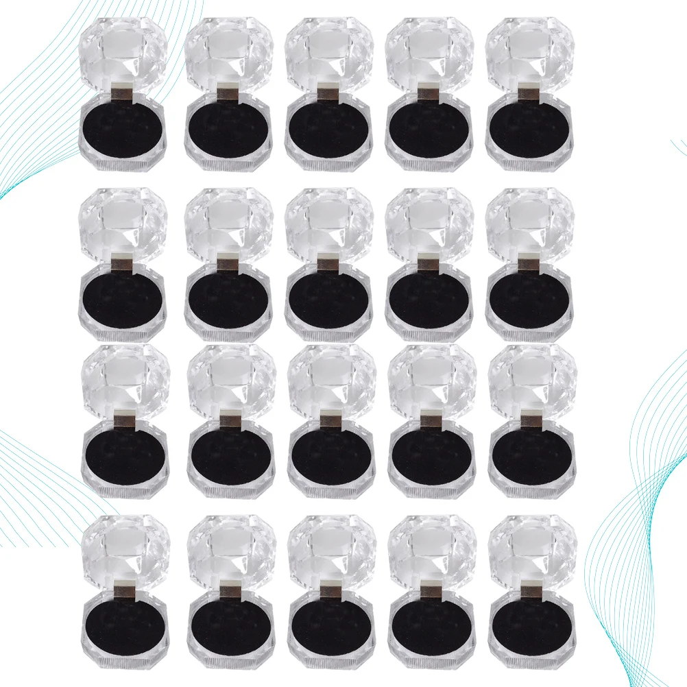 20 Pcs Crystal Box Jewelry Stand Rings Organizer Case Storage Display Accessories
20 Pcs Crystal Box Jewelry Stand Rings Organizer Case Storage Display Accessories