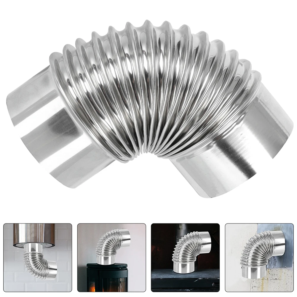 Galvanized Spiral Exhaust Chimney Pipe Fittings 10cm Metal Stove Pipe Elbow 45 Degree Wood Chimney Kit Exhaust Flue
Galvanized Spiral Exhaust Chimney Pipe Fittings 10cm Metal Stove Pipe Elbow 45 Degree Wood Chimney Kit Exhaust Flue