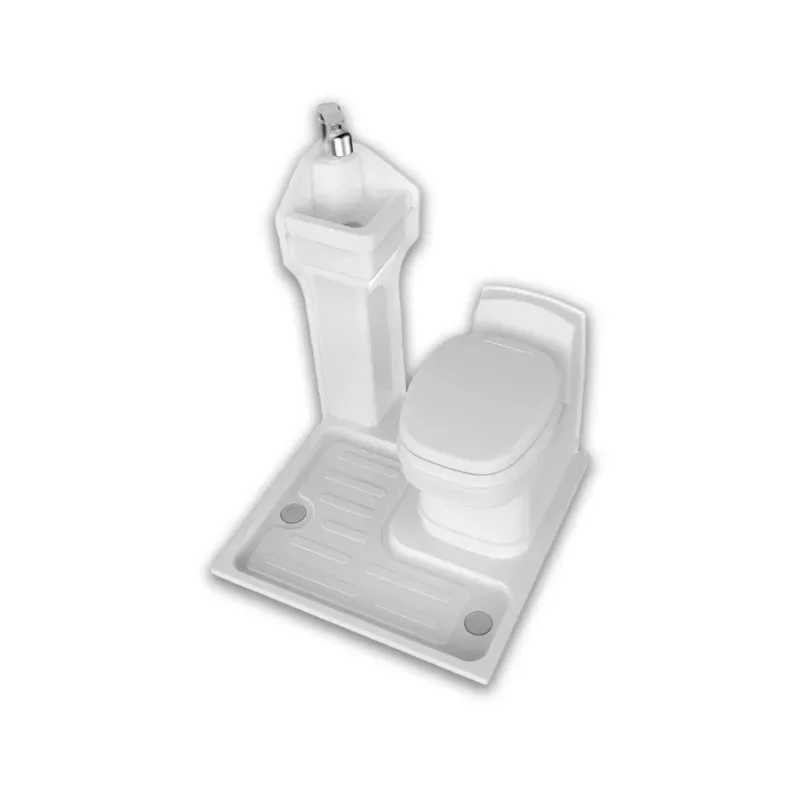 RV Accessories Dry & Wet Separation Integrated Shower Room Shower Platform Mini Sink Basin & Toilet for Speedboats & Powerboats
RV Accessories Dry & Wet Separation Integrated Shower Room Shower Platform Mini Sink Basin & Toilet for Speedboats & Powerboats
