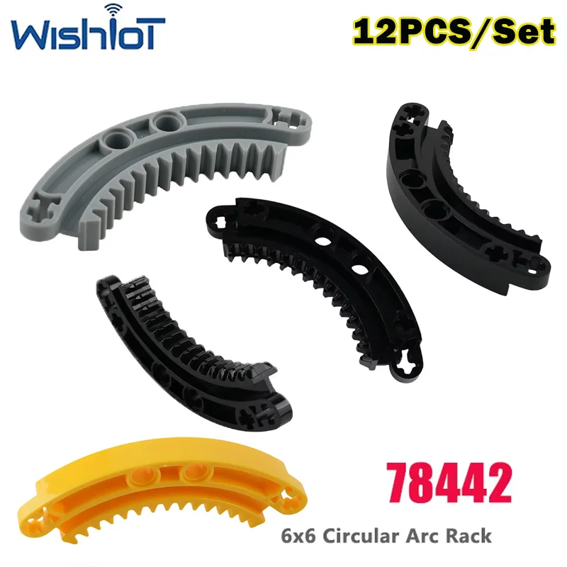 12PCS/Set MOC 78442 Technology Building Blocks Parts 6x6 Circular Arc Rack Modified Assembly Toys Small Bricks DIY Accessories
12PCS/Set MOC 78442 Technology Building Blocks Parts 6x6 Circular Arc Rack Modified Assembly Toys Small Bricks DIY Accessories