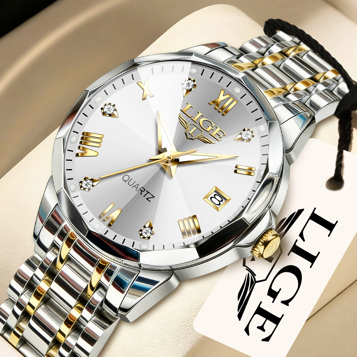 LIGE Elegant Ultrathin Nordic Simple Style Quartz Movement Women's Wristwatch Fashion Stainless Steel Bracelet Belt Woman Watch
LIGE Elegant Ultrathin Nordic Simple Style Quartz Movement Women's Wristwatch Fashion Stainless Steel Bracelet Belt Woman Watch